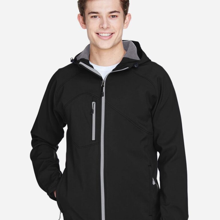 Men's Prospect Two-Layer Fleece Bonded Soft Shell Hooded Jacket – 88166