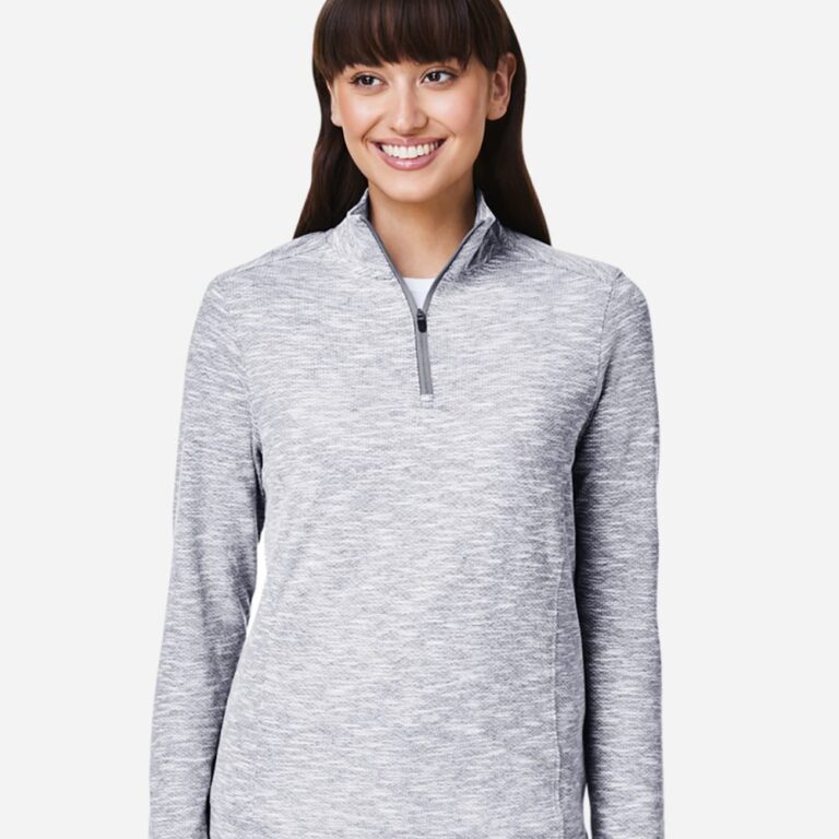 Women's Eclipse Jacquard Quarter-Zip Pullover – NE415W