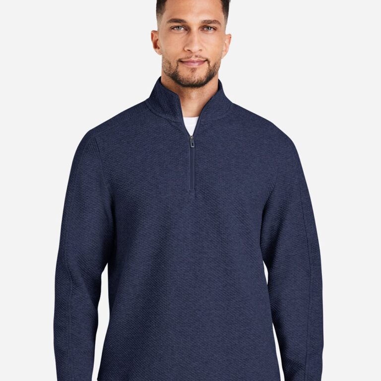 Men's Spirit Textured Quarter-Zip Pullover – NE725