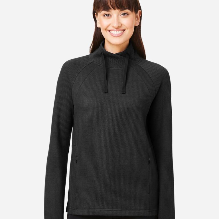 Women's Rhythm Waffle Cross-Neck Pullover – NE200W