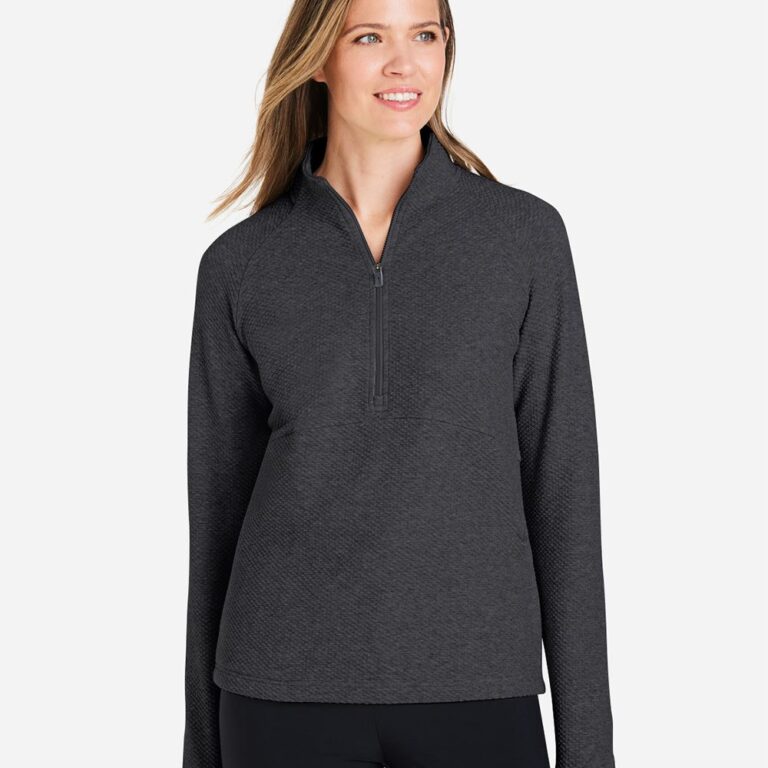 Women's Spirit Textured Quarter-Zip Pullover – NE725W