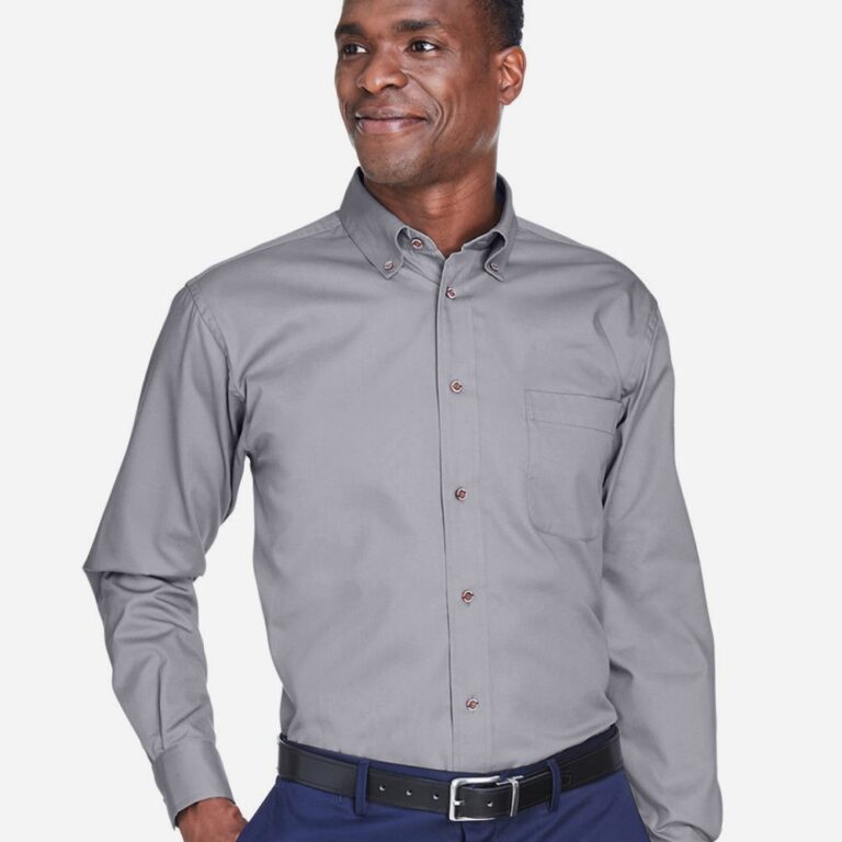 Men's Tall Easy Blend™ Twill Dress Shirt – M500T
