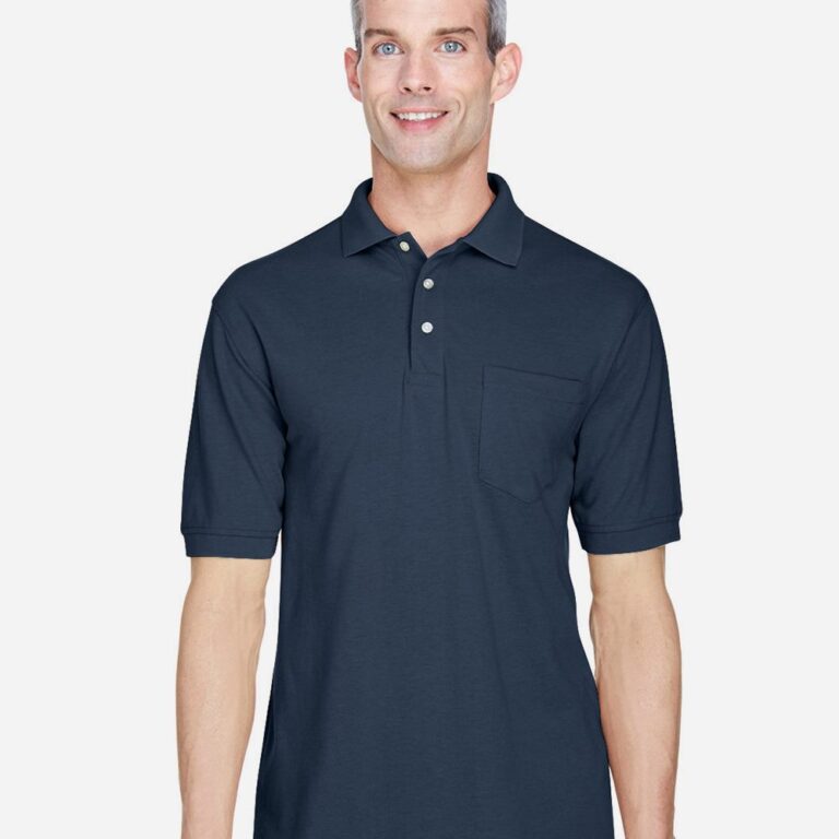 Men's Easy Blend™ Polo with Pocket – M265P
