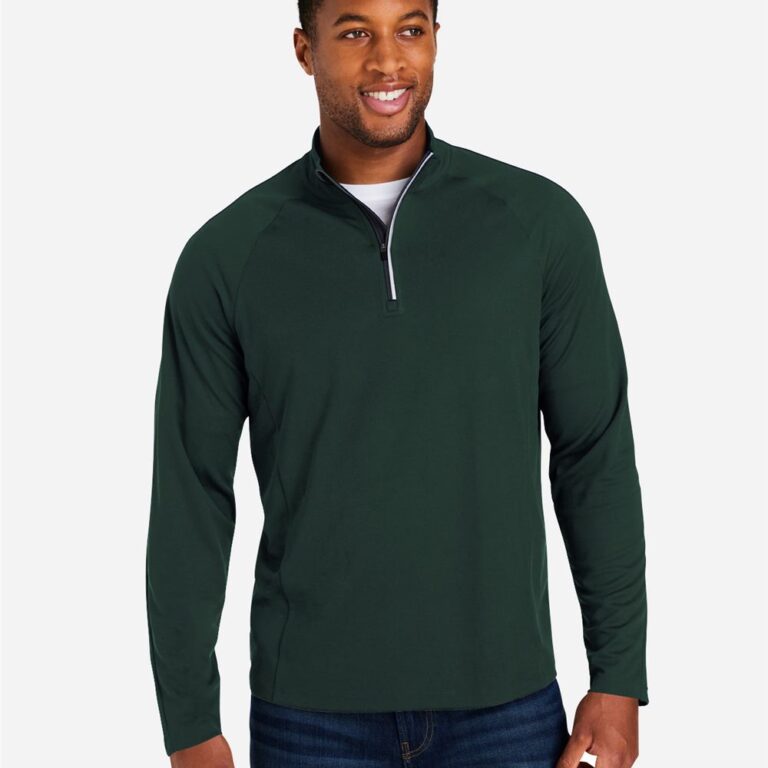 Men's Origin Performance Pique Quarter-Zip Pullover – CE418