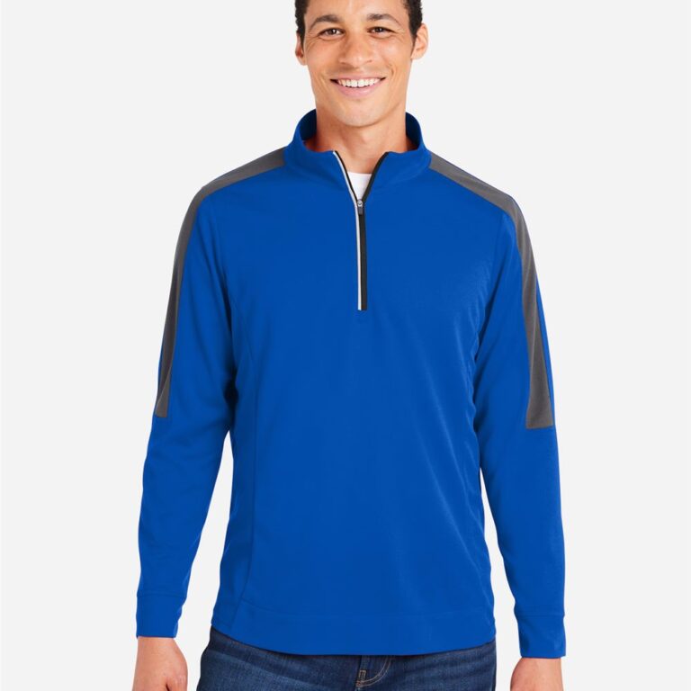Men's Market Snag Protect Mesh Colorblock Quarter-Zip Pullover – CE404