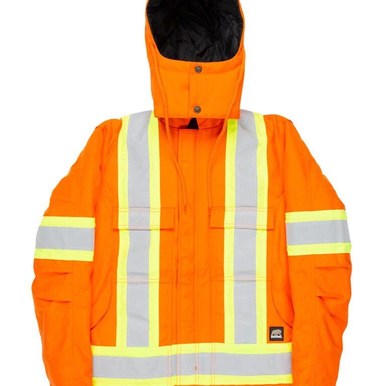 Safety Striped Arctic Insulated Chore Coat – HVNCH03