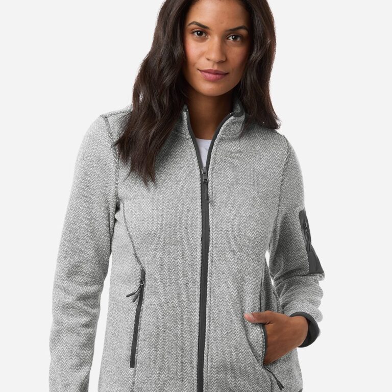 Women's Jasper Jacquard Full-Zip Fleece Jacket – NE730W
