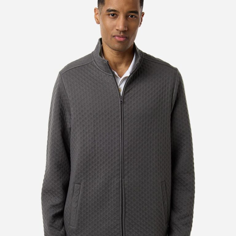 Men's Berkeley Textured Full-Zip Jacket – DG740