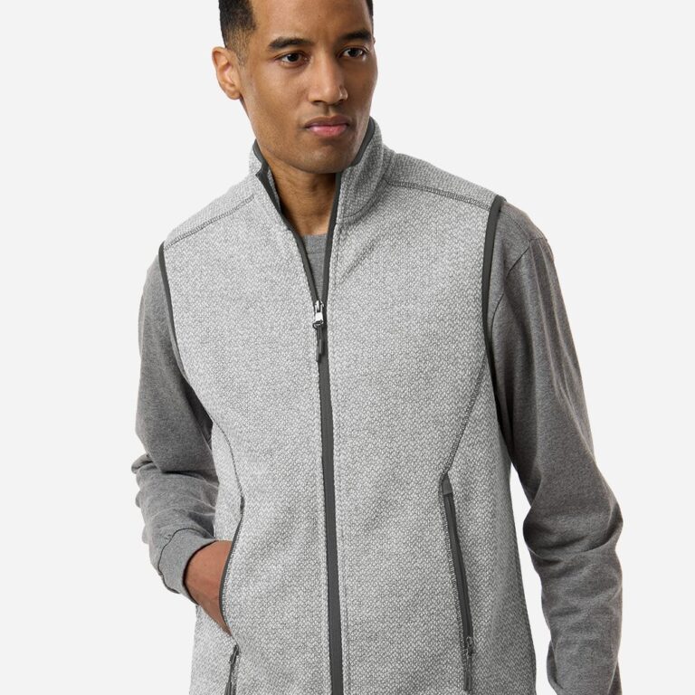 Men's Jasper Jacquard Fleece Vest – NE731