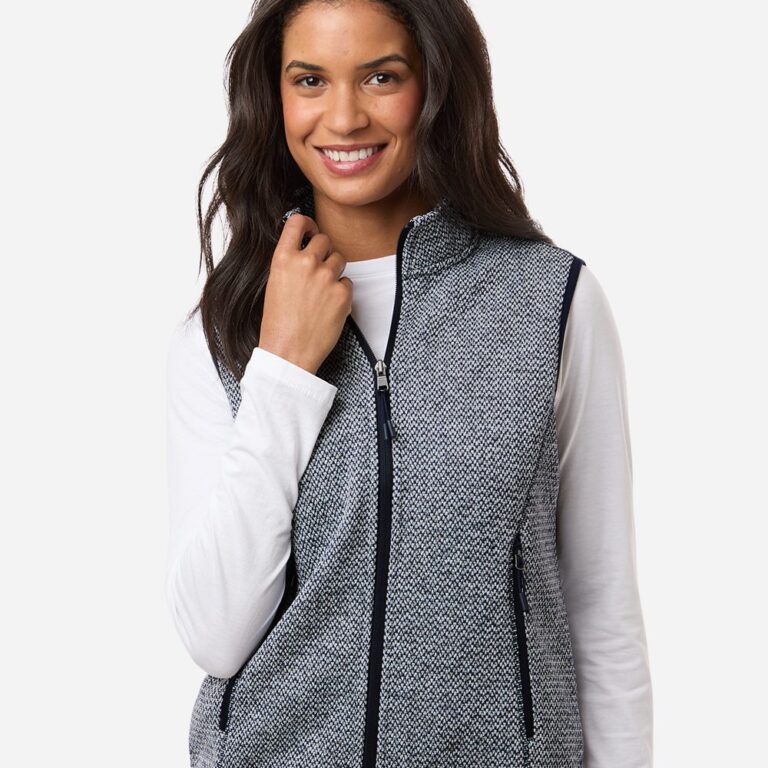 Women's Jasper Jacquard Fleece Vest – NE731W