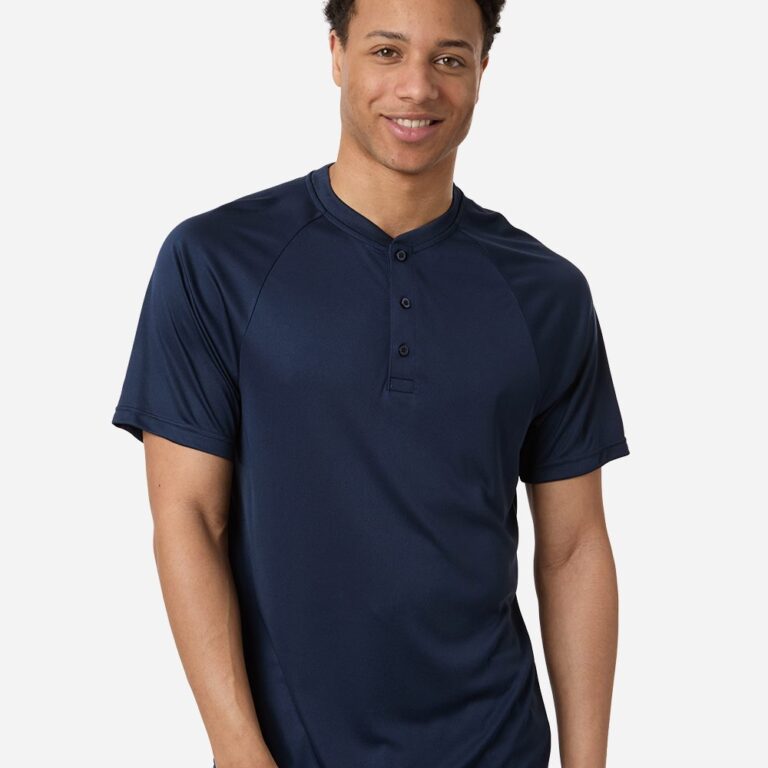 Men's Zone Performance Henley – TT11HN
