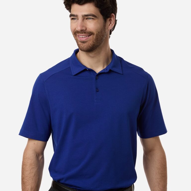 Men's Seaton Pebble Textured Polo – DG102