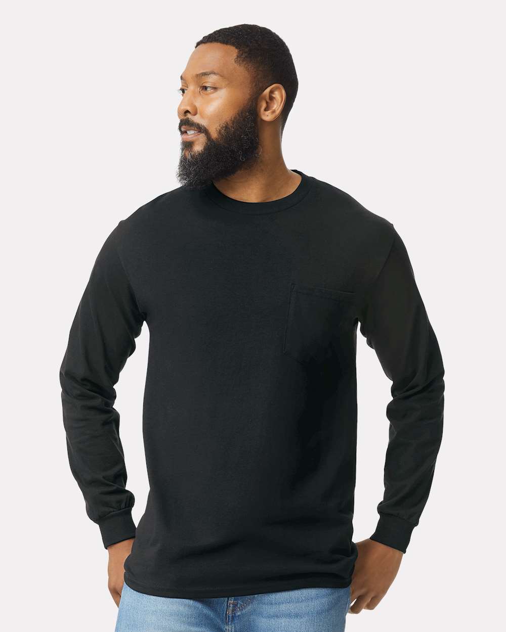 Unisex Ultra Cotton® Long Sleeve Pocket T-Shirt – 2410