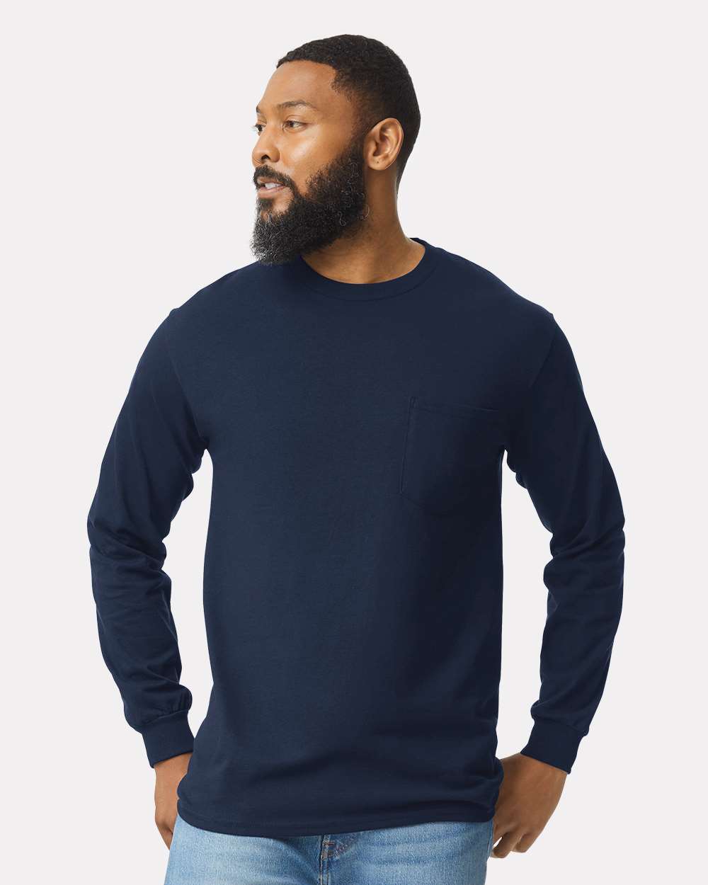 Unisex Ultra Cotton® Long Sleeve Pocket T-Shirt – 2410