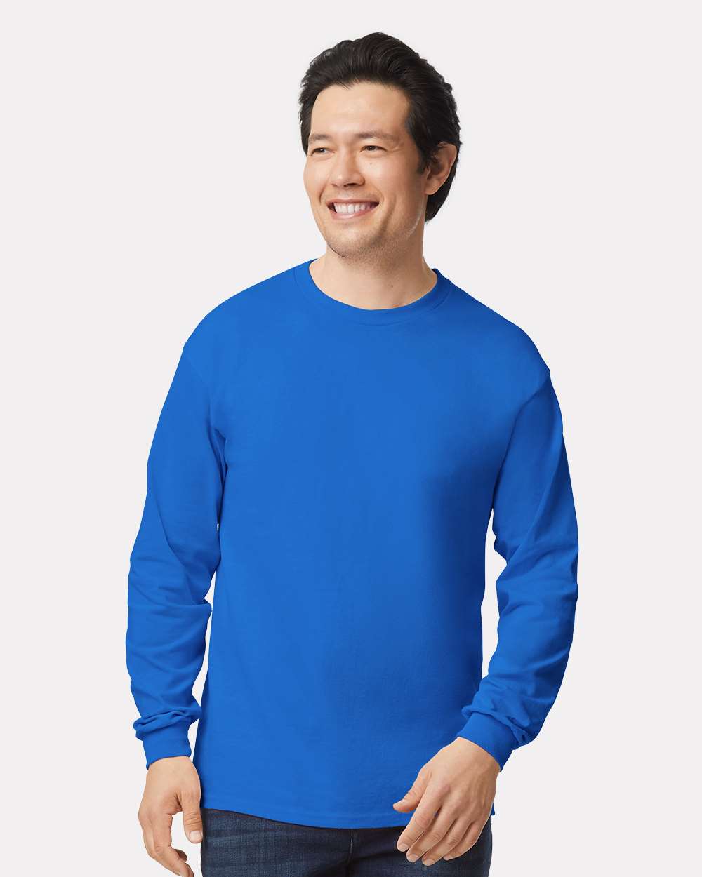 Unisex Ultra Cotton® Long Sleeve T-Shirt – 2400 – Royal