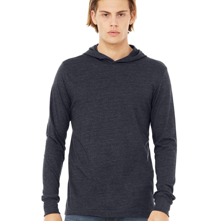 Unisex Jersey Hooded Long Sleeve Tee – 3512