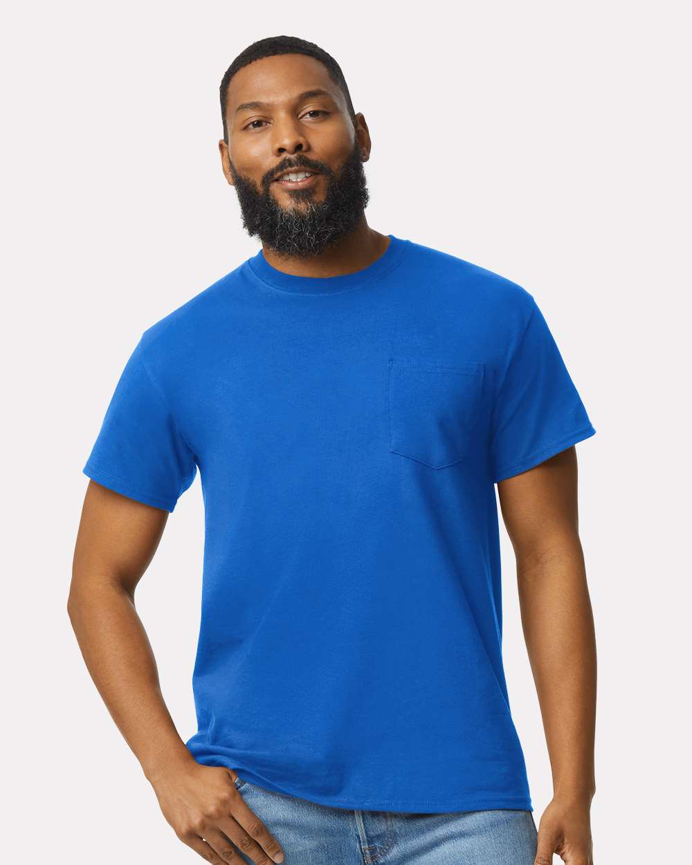 Unisex Ultra Cotton® Pocket T-Shirt – 2300 – Royal