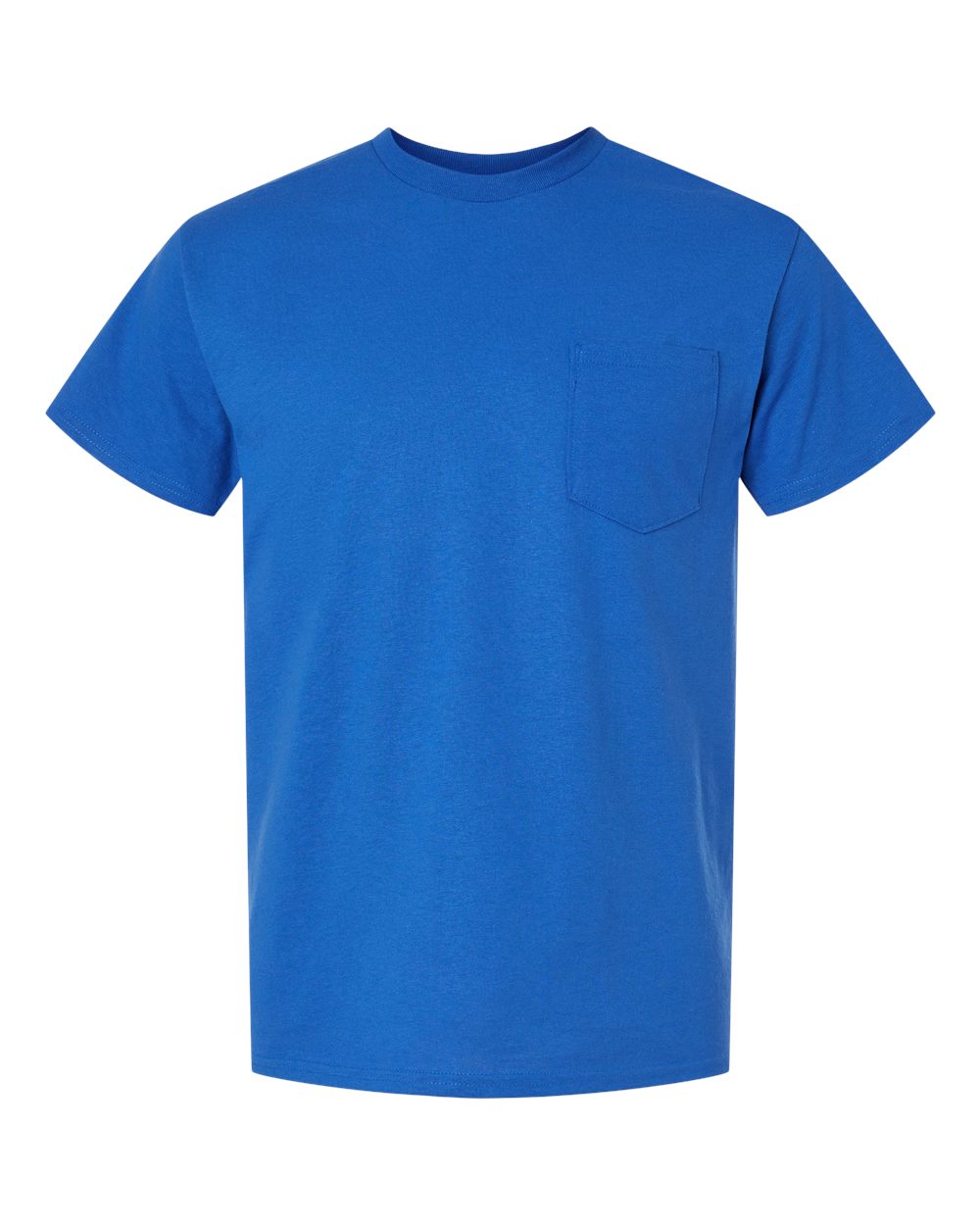 Unisex DryBlend® Pocket T-Shirt – 8300 – Royal