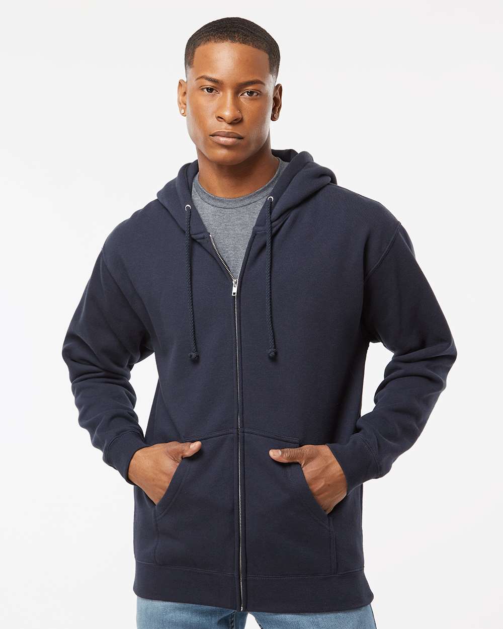 Unisex Heavyweight Full-Zip Hooded Sweatshirt – IND4000Z