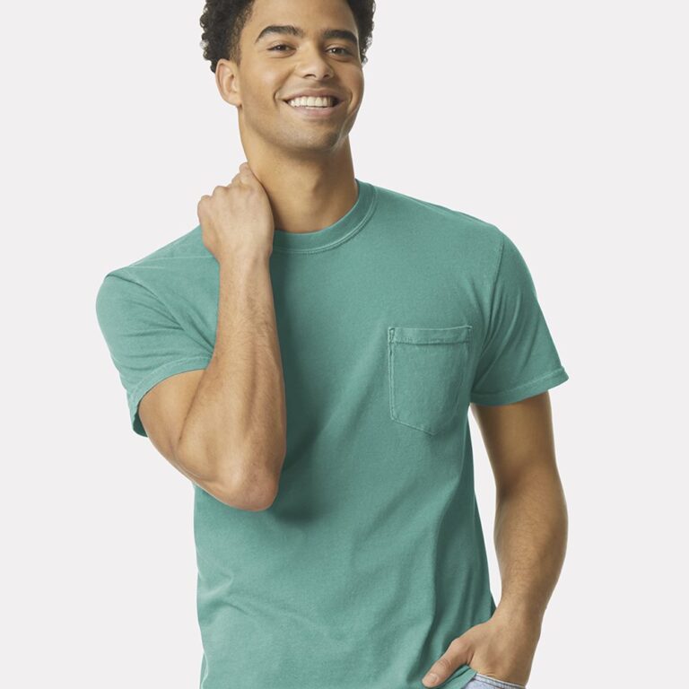 Unisex Garment-Dyed Heavyweight Pocket T-Shirt – 6030