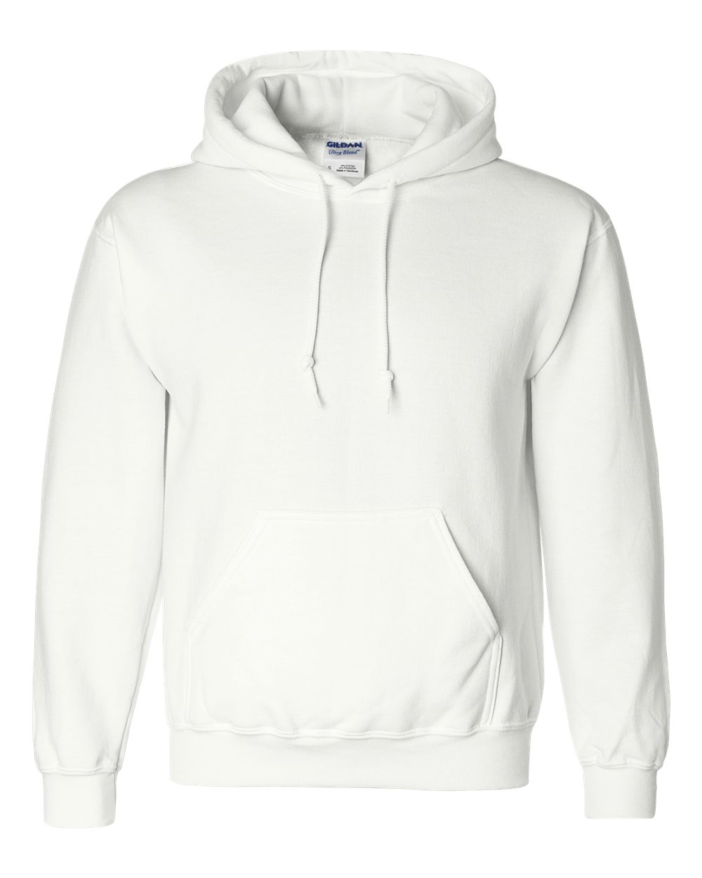 Unisex DryBlend® Hooded Sweatshirt – 12500 – White