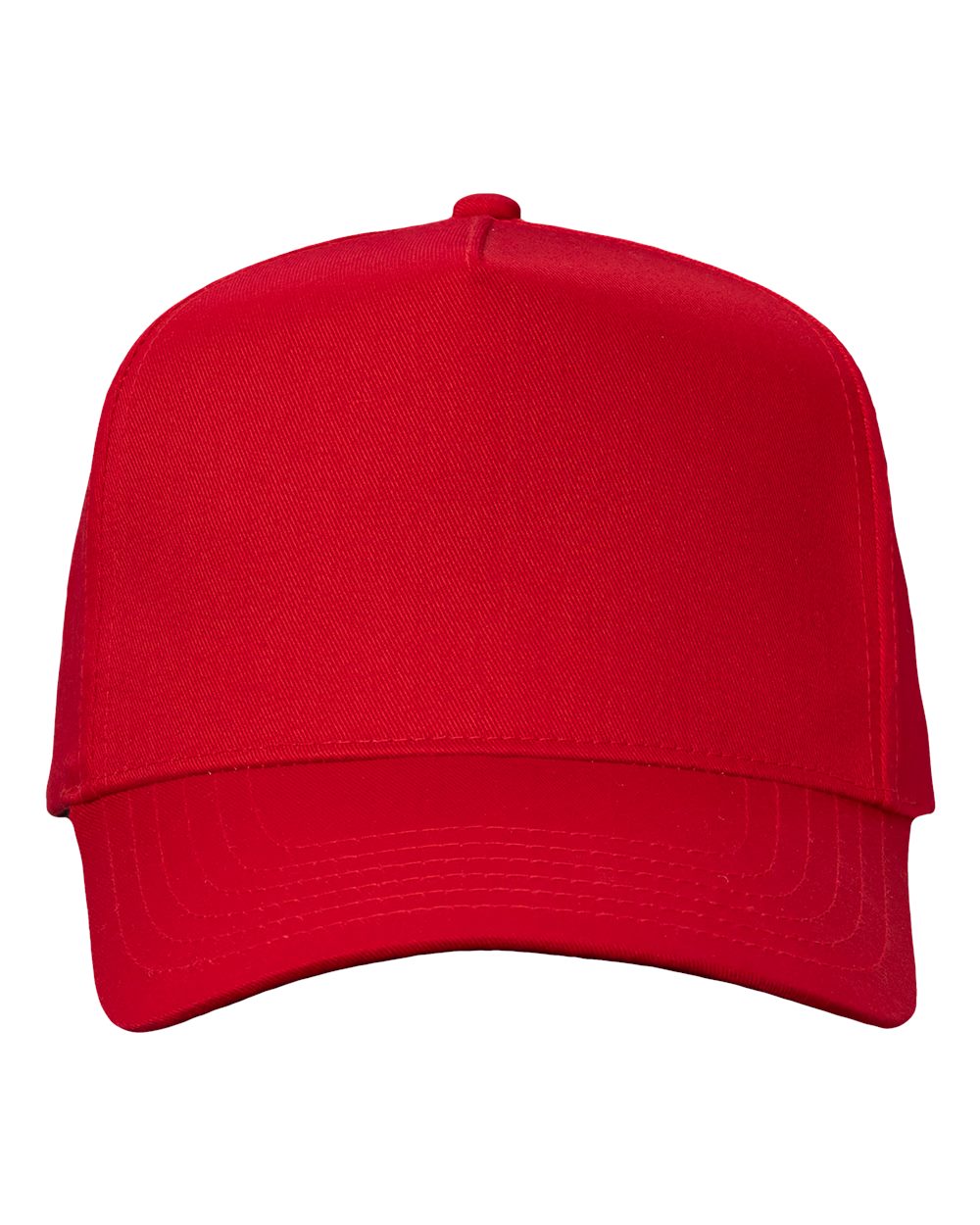 Five-Panel Twill Cap – 8869 – Red