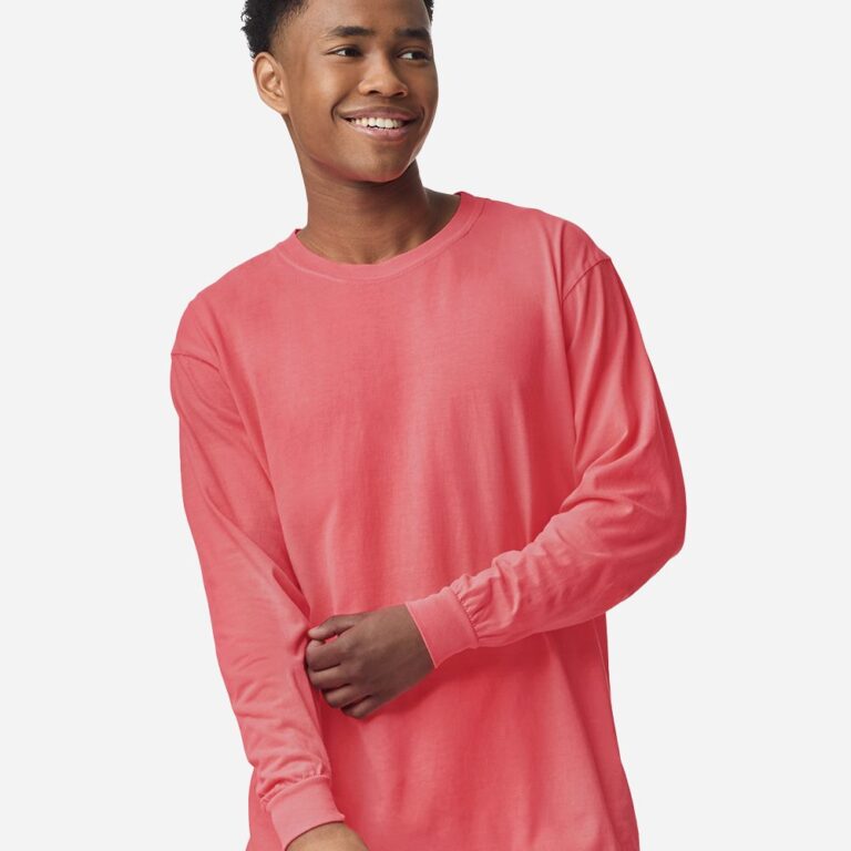 Unisex Garment-Dyed Heavyweight Long Sleeve T-Shirt – 6014