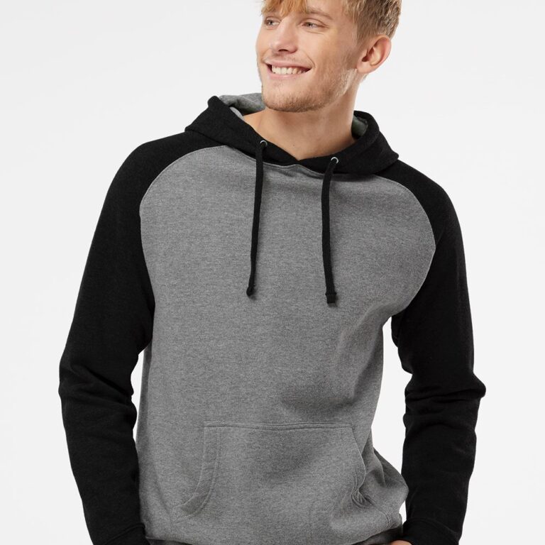 Unisex Raglan Hooded Sweatshirt – IND40RP