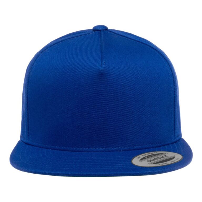 Five-Panel Cotton Twill Snapback Cap – 6007
