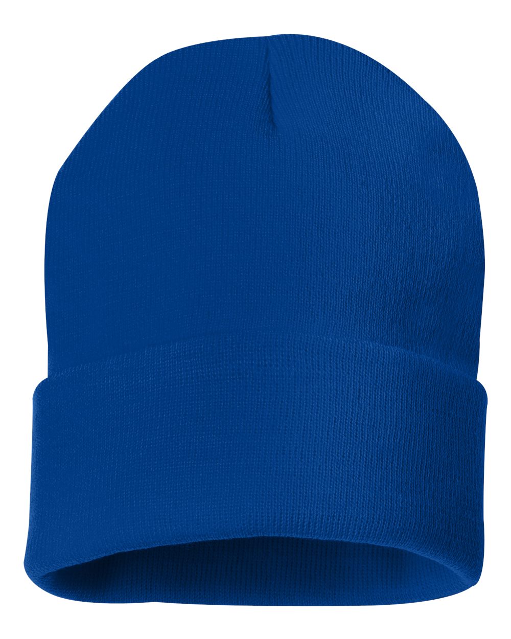 12" Solid Cuffed Beanie – SP12 – Royal