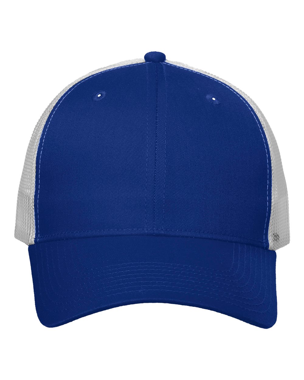 Mesh-Back Twill Trucker Cap – VC400 – Royal/ White
