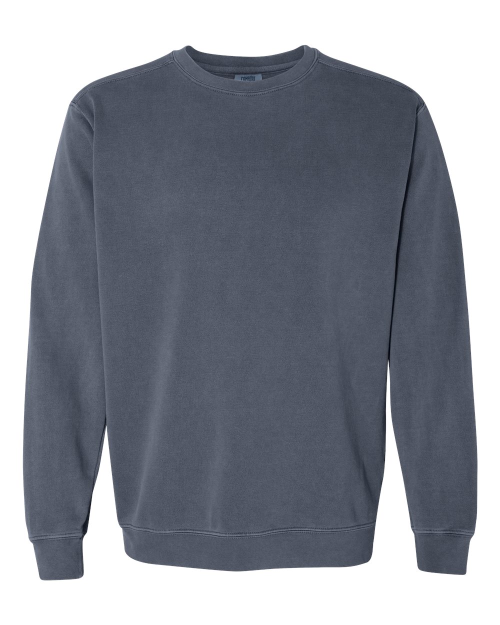 Unisex Garment-Dyed Crewneck Sweatshirt – 1566 – Denim