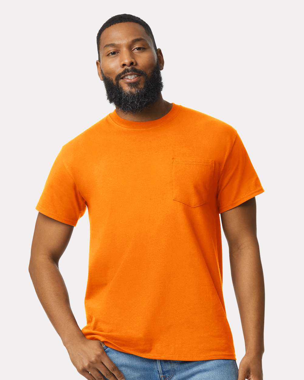 Unisex Ultra Cotton® Pocket T-Shirt – 2300 – Safety Orange