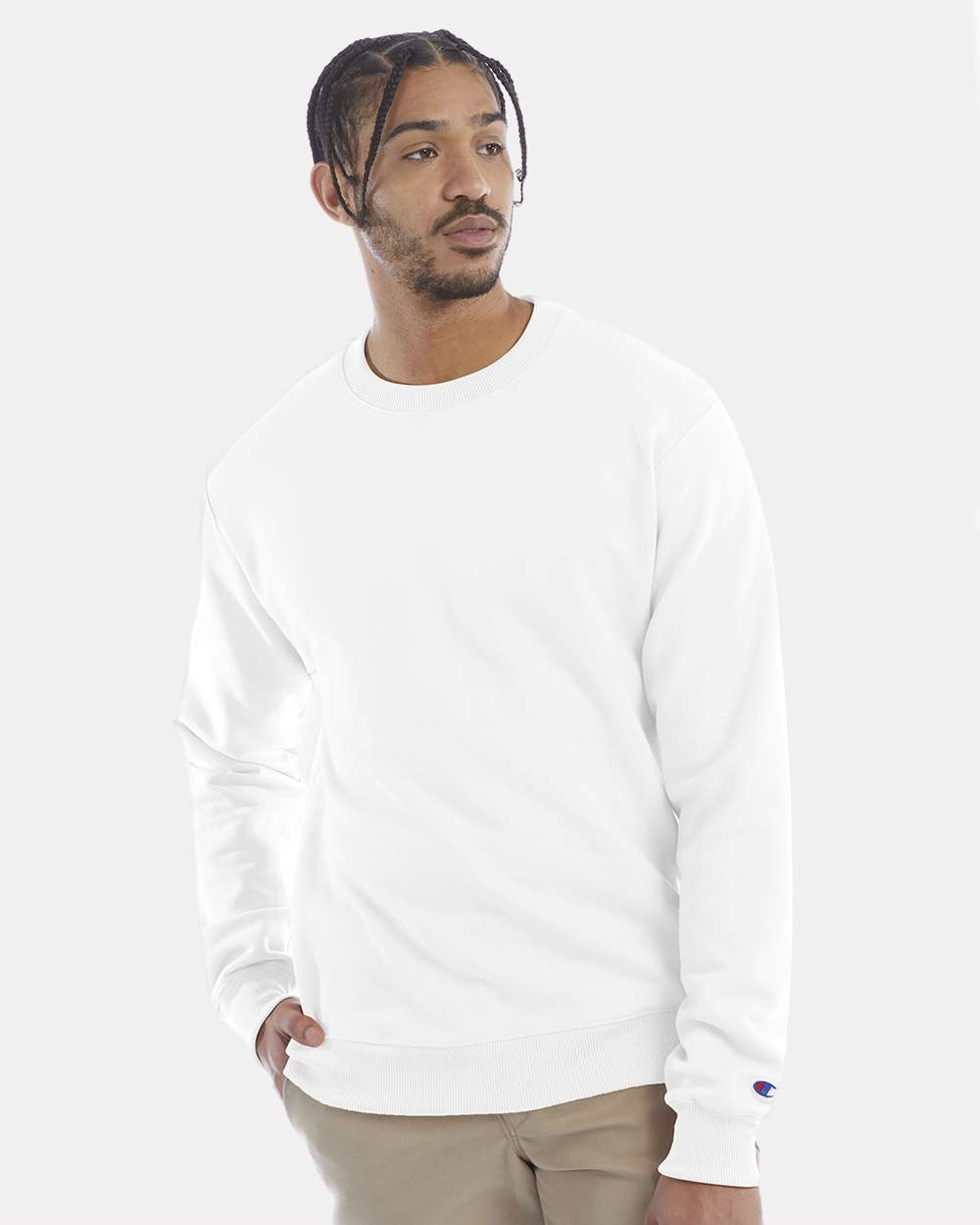 Unisex Powerblend® Crewneck Sweatshirt – S600 – White