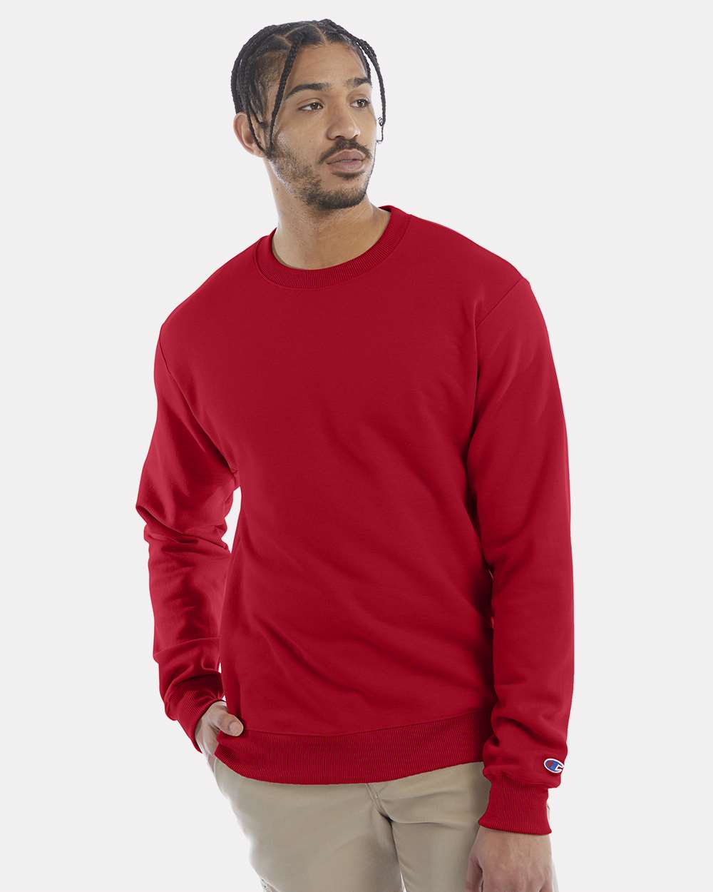 Unisex Powerblend® Crewneck Sweatshirt – S600 – Scarlet