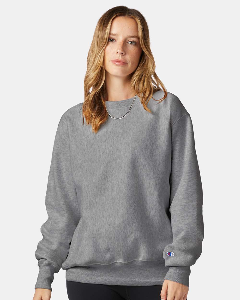 Unisex Reverse Weave® Crewneck Sweatshirt – S149 – Oxford Grey