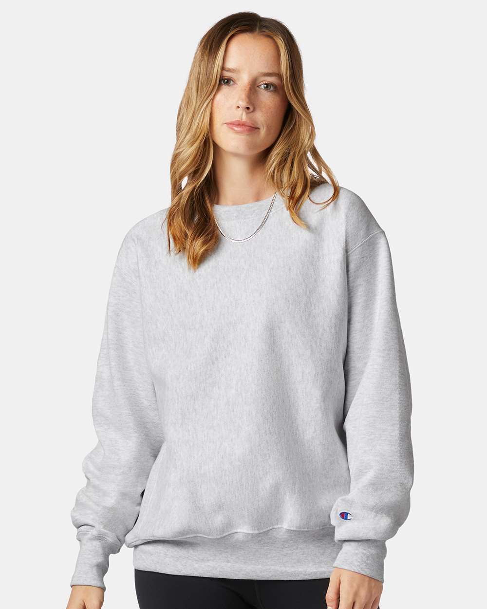 Unisex Reverse Weave® Crewneck Sweatshirt – S149 – Silver Grey