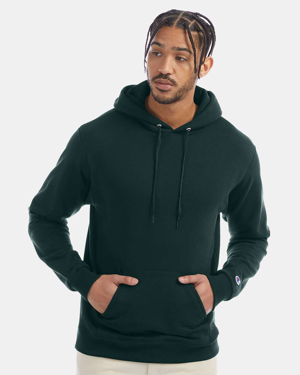 Unisex Powerblend® Hooded Sweatshirt – S700 – Dark Green