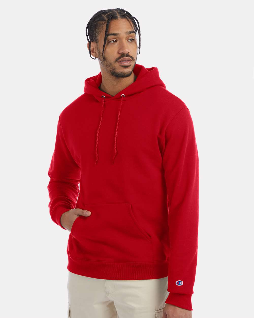 Unisex Powerblend® Hooded Sweatshirt – S700 – Scarlet
