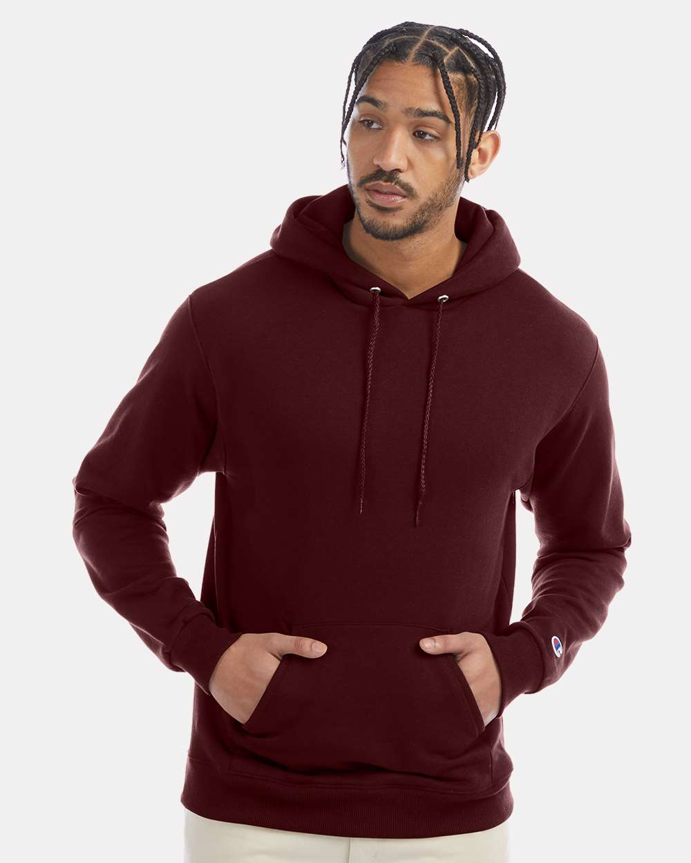 Unisex Powerblend® Hooded Sweatshirt – S700 – Maroon