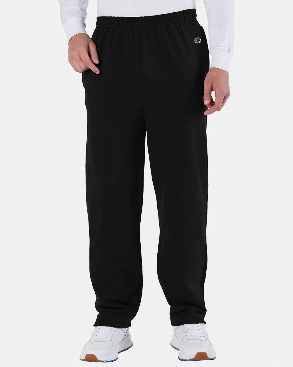 Unisex Powerblend® Open-Bottom Sweatpants with Pockets – P800