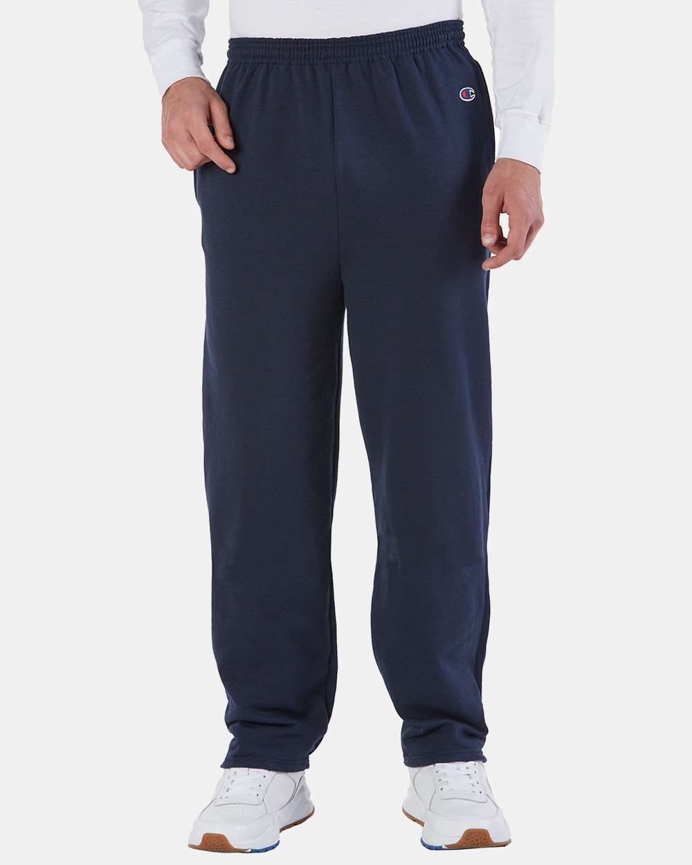 Unisex Powerblend® Open-Bottom Sweatpants with Pockets – P800