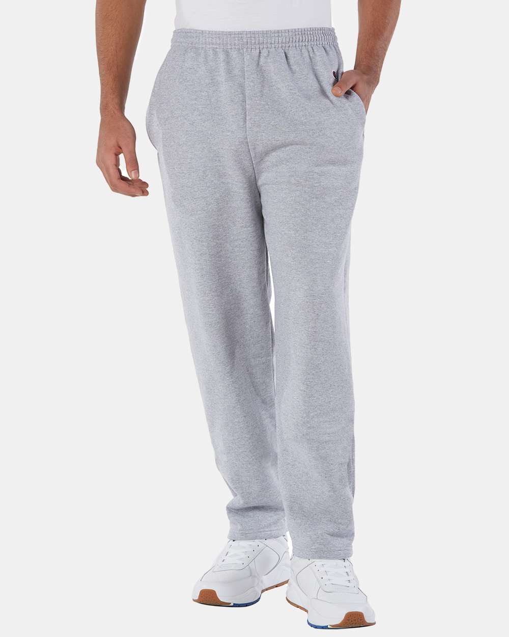Unisex Powerblend® Open-Bottom Sweatpants with Pockets – P800