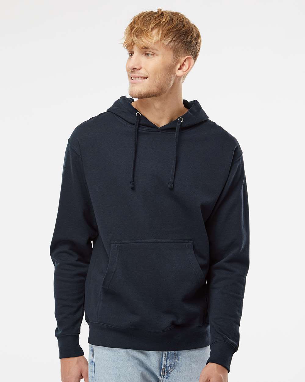 Unisex Midweight Hooded Sweatshirt – SS4500 – Classic Navy