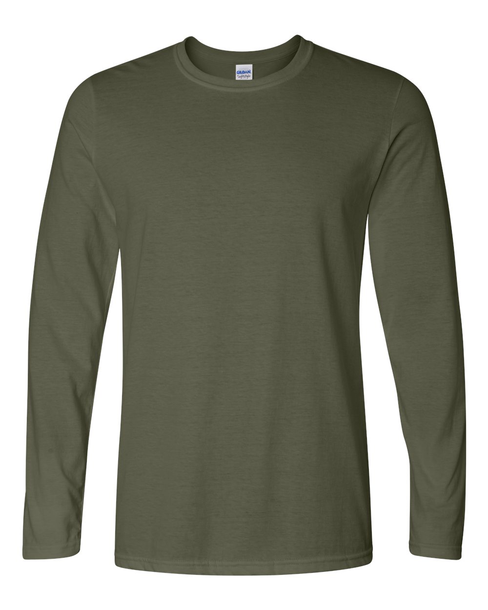 Unisex Softstyle® Long Sleeve T-Shirt – 64400 – Military Green