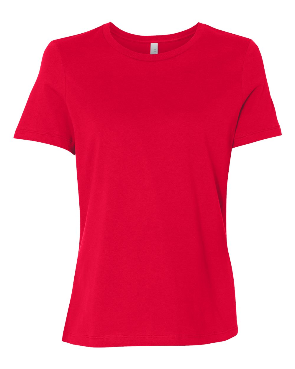 Women’s Relaxed Jersey Tee – 6400 – Red