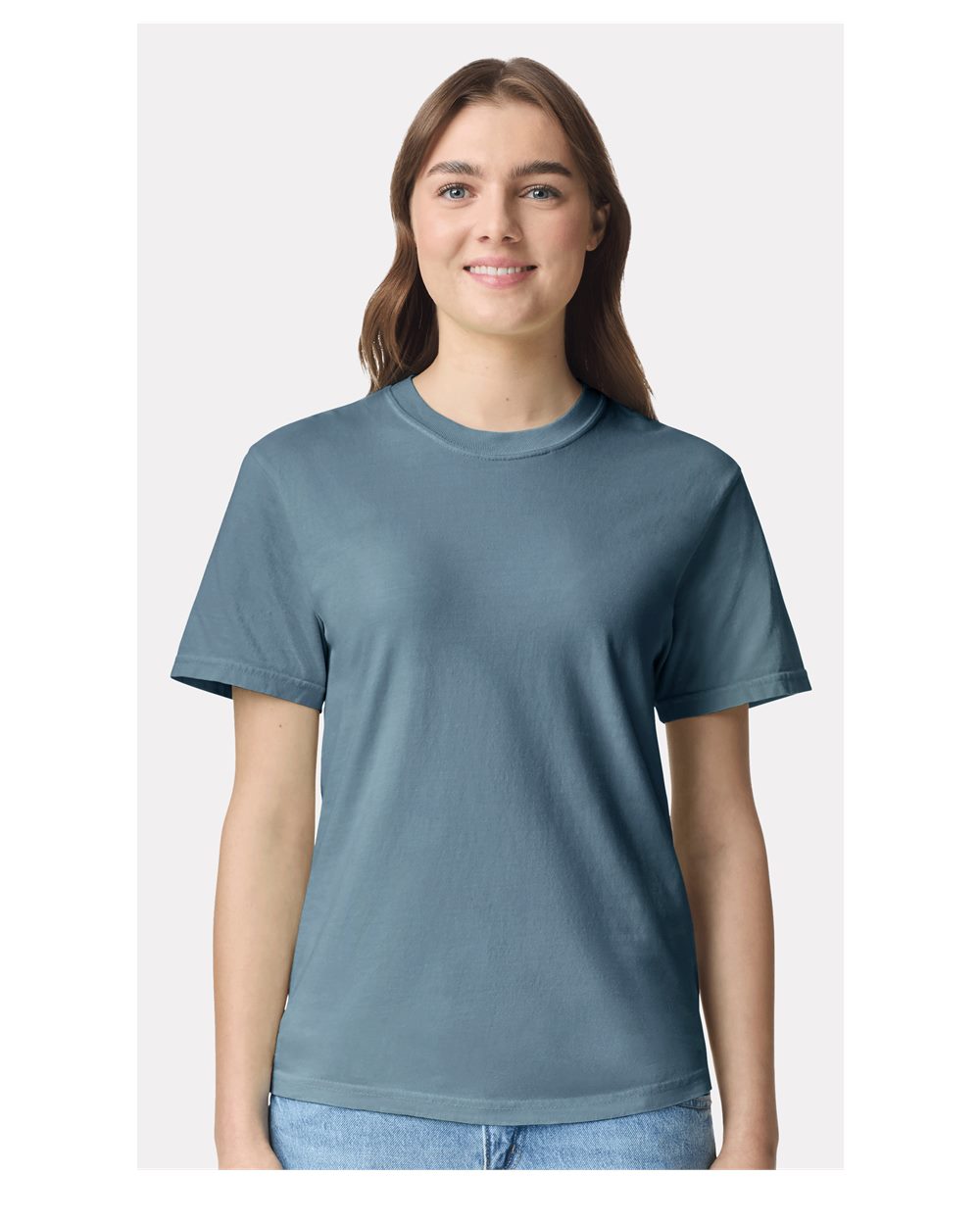 Unisex Garment-Dyed Heavyweight T-Shirt – 1717 – Ice Blue