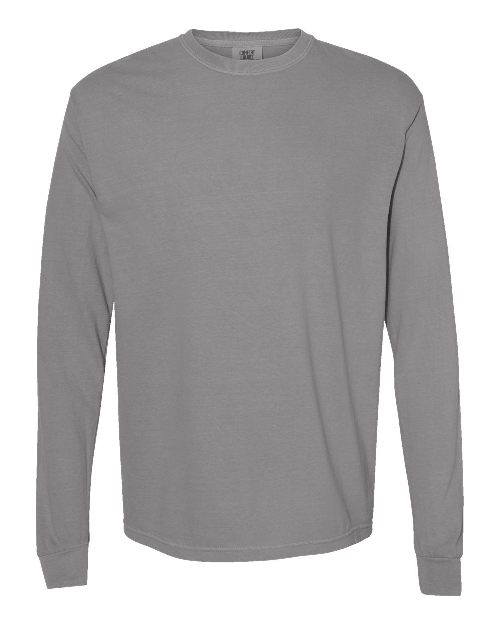 Unisex Garment-Dyed Heavyweight Long Sleeve T-Shirt – 6014 – Grey