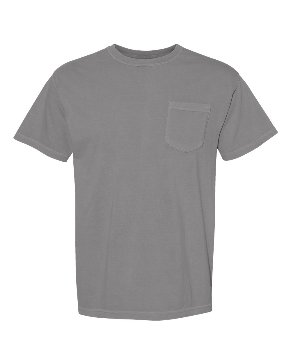 Unisex Garment-Dyed Heavyweight Pocket T-Shirt – 6030 – Grey