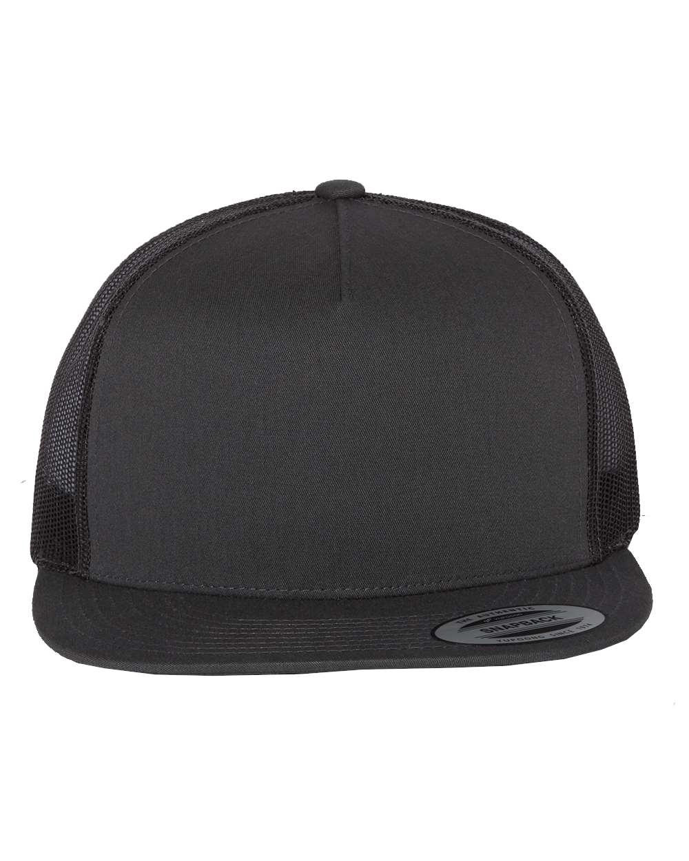 Classic Five-Panel Trucker Cap – 6006 – Charcoal